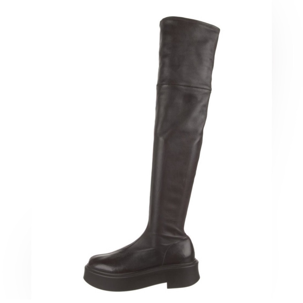 The Row Over the Knee Brown Leather Boots